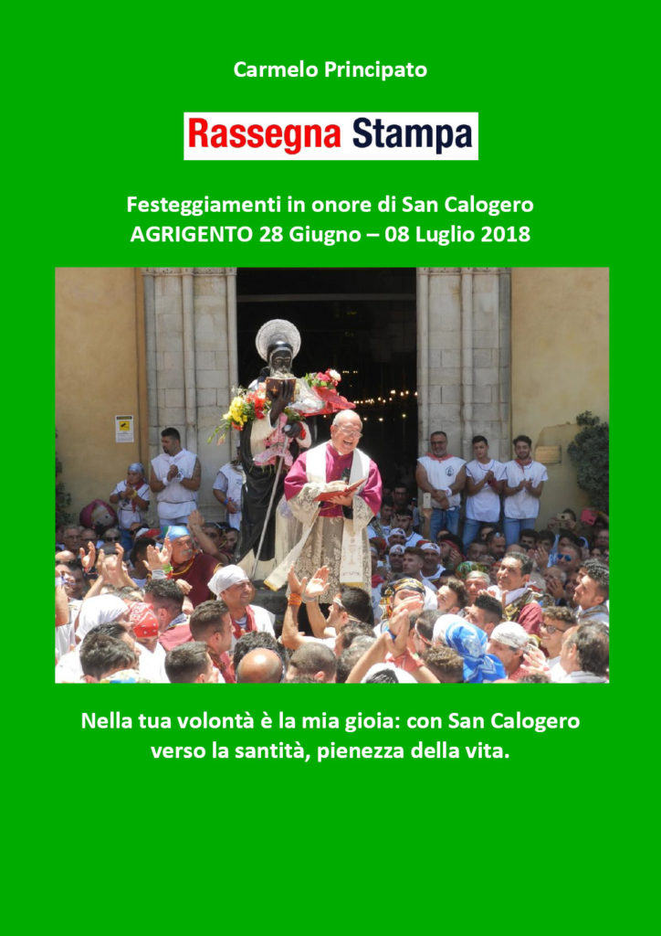 Rassegna Stampa Festa S. Calogero